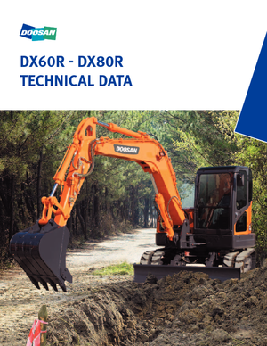 Lánctalpas kotrók Doosan DX 80 R
