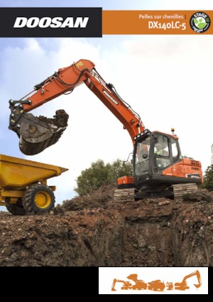 Lánctalpas kotrók Doosan DX140LC-5
