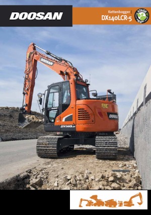 Lánctalpas kotrók Doosan DX140LCR-5
