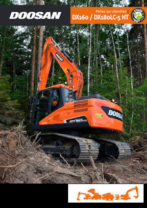 Lánctalpas kotrók Doosan DX160LC-5 HT