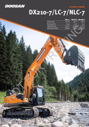Lánctalpas kotrók Doosan DX210-7