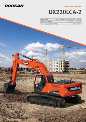 Lánctalpas kotrók Doosan DX220LCA-2