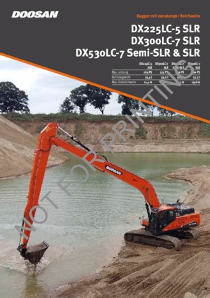 Lánctalpas kotrók Doosan DX225LC-5 SLR