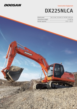 Lánctalpas kotrók Doosan DX225NLCA