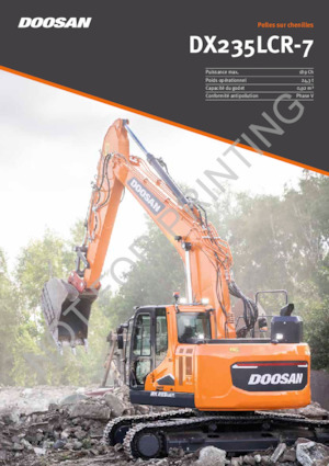 Lánctalpas kotrók Doosan DX235LCR-7