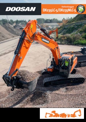 Lánctalpas kotrók Doosan DX235NLC-5