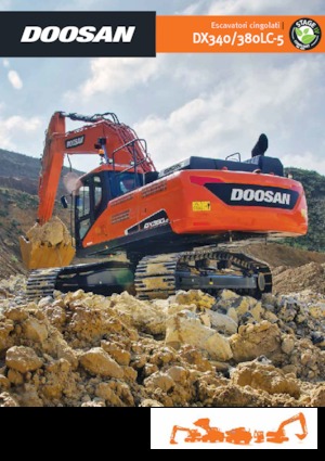 Lánctalpas kotrók Doosan DX340LC-5