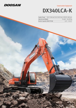 Lánctalpas kotrók Doosan DX340LCA-K