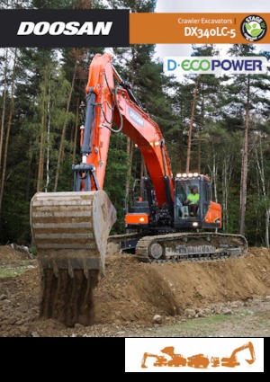 Lánctalpas kotrók Doosan DX340NLC-5