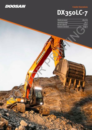 Lánctalpas kotrók Doosan DX350LC-7