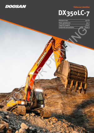Lánctalpas kotrók Doosan DX350LC-7