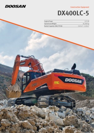 Lánctalpas kotrók Doosan DX400LC-5