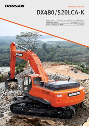 Lánctalpas kotrók Doosan DX480LCA-K