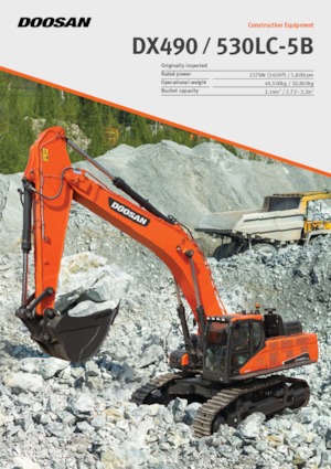 Lánctalpas kotrók Doosan DX490LC-5B