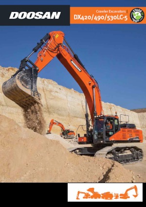 Lánctalpas kotrók Doosan DX530LC-5