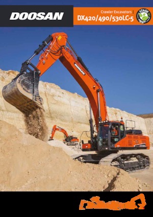 Lánctalpas kotrók Doosan DX530NLC-5