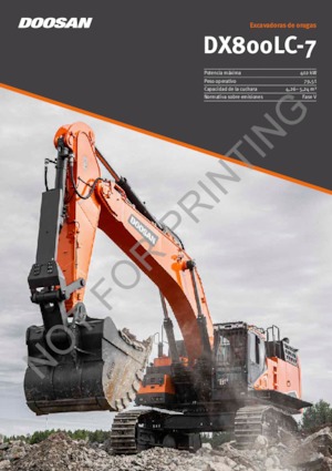 Lánctalpas kotrók Doosan DX800LC-7