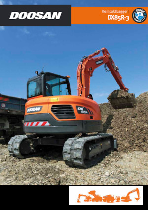 Lánctalpas kotrók Doosan DX85R-3