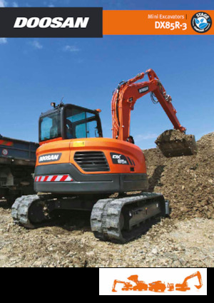 Lánctalpas kotrók Doosan DX85R-3
