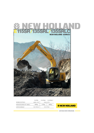 Lánctalpas kotrók New Holland E 115 SR
