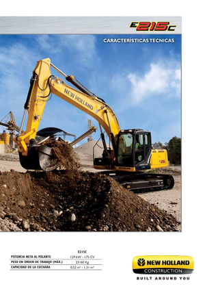 Lánctalpas kotrók New Holland E215C LC