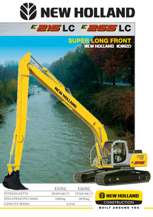 Lánctalpas kotrók New Holland E 215 LCM