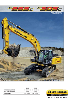 Lánctalpas kotrók New Holland E305C