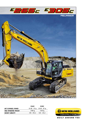 Lánctalpas kotrók New Holland E305C