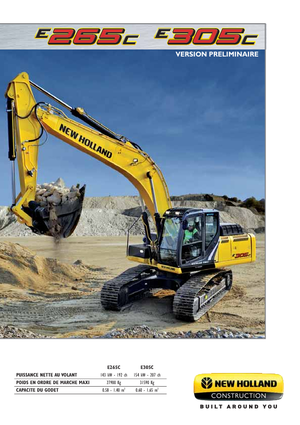 Lánctalpas kotrók New Holland E305C