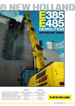 Lánctalpas kotrók New Holland E 385