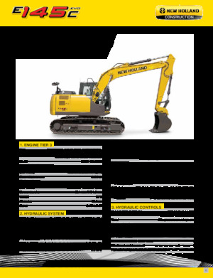 Lánctalpas kotrók New Holland E145C EVO