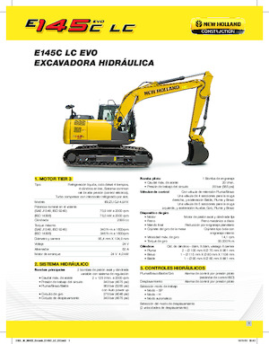 Lánctalpas kotrók New Holland E145C EVO