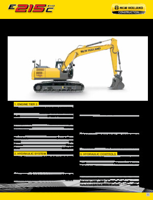 Lánctalpas kotrók New Holland E215C EVO