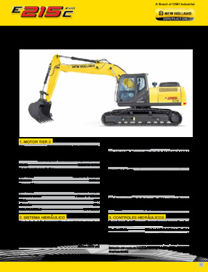 Lánctalpas kotrók New Holland E215C EVO