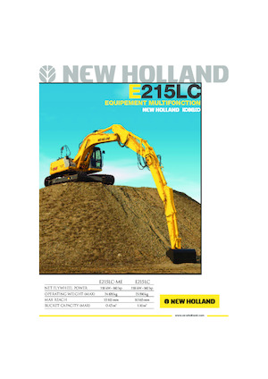 Lánctalpas kotrók New Holland E215LC-ME