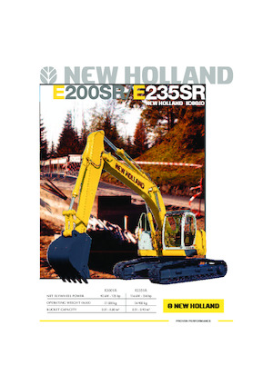 Lánctalpas kotrók New Holland E235SR