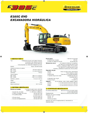 Lánctalpas kotrók New Holland E385C EVO