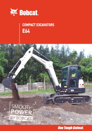 Lánctalpas kotrók Bobcat E64