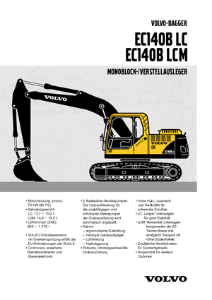 Lánctalpas kotrók Volvo EC140BLC