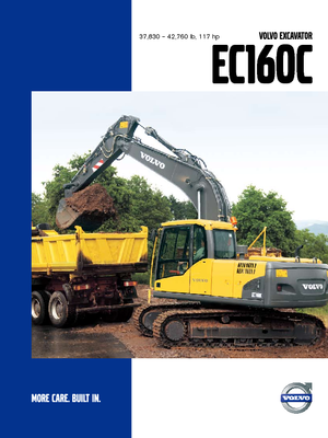 Lánctalpas kotrók Volvo EC160CNL