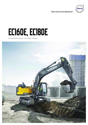 Lánctalpas kotrók Volvo EC160ENL