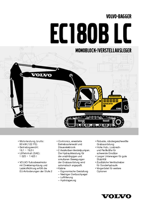 Lánctalpas kotrók Volvo EC180BLC