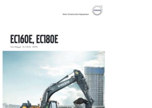 Lánctalpas kotrók Volvo EC180EL