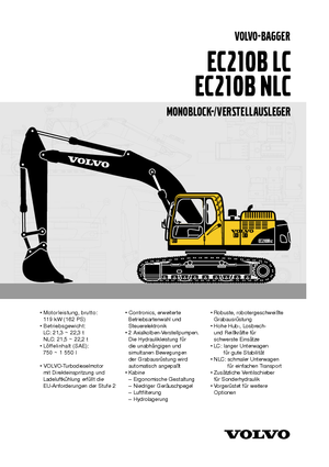 Lánctalpas kotrók Volvo EC210BNLC