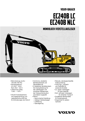 Lánctalpas kotrók Volvo EC240BLC