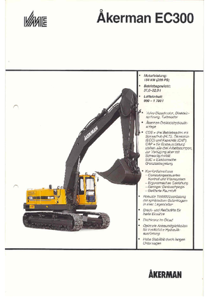 Lánctalpas kotrók Akerman-Volvo EC 300