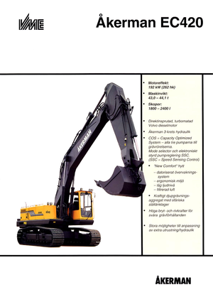 Lánctalpas kotrók Akerman-Volvo EC 420