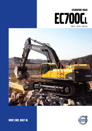 Lánctalpas kotrók Volvo EC700CL