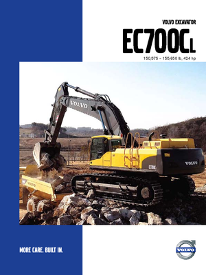 Lánctalpas kotrók Volvo EC700CL