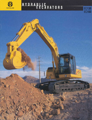 Lánctalpas kotrók New Holland EC160